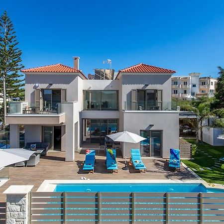 Superior Villa Marina Mare Sauna Hammam Nea Kydonia  Luaran gambar