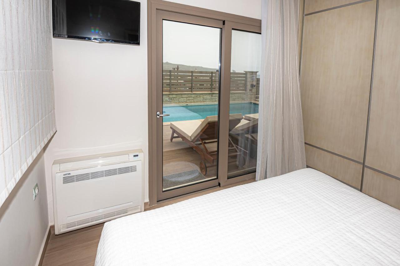 Superior Villa Marina Mare Sauna Hammam Nea Kydonia  Luaran gambar