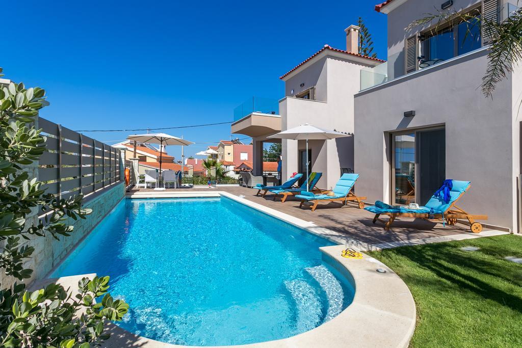 Superior Villa Marina Mare Sauna Hammam Nea Kydonia  Luaran gambar