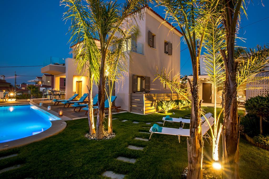 Superior Villa Marina Mare Sauna Hammam Nea Kydonia  Luaran gambar