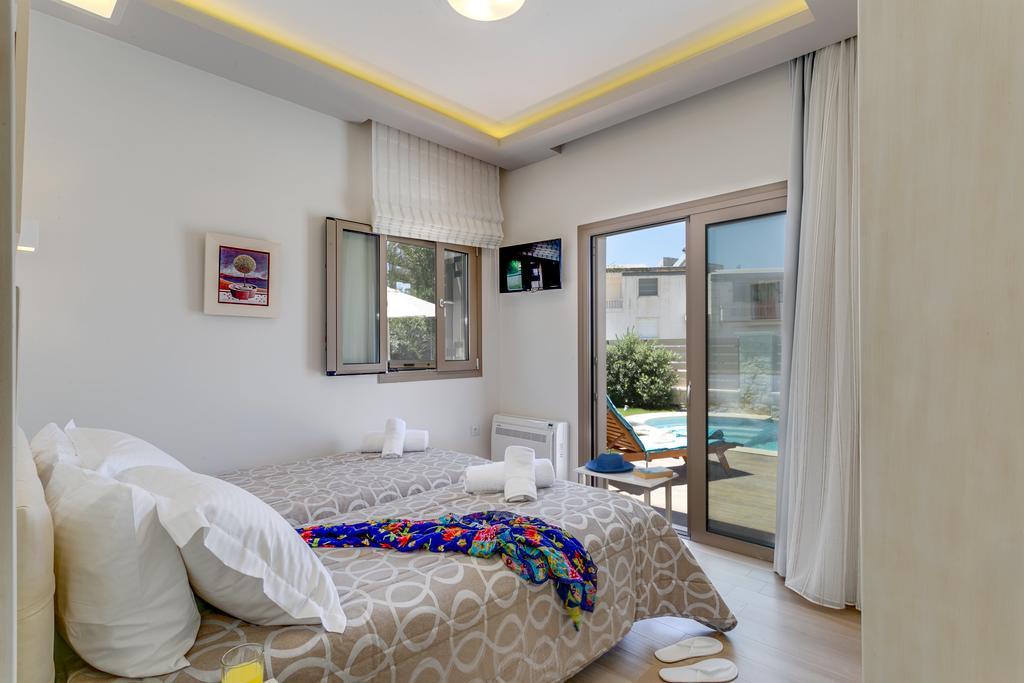 Superior Villa Marina Mare Sauna Hammam Nea Kydonia  Luaran gambar