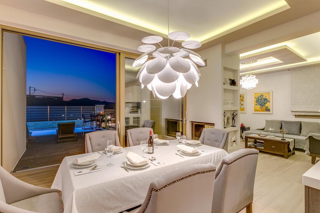 Superior Villa Marina Mare Sauna Hammam Nea Kydonia  Luaran gambar