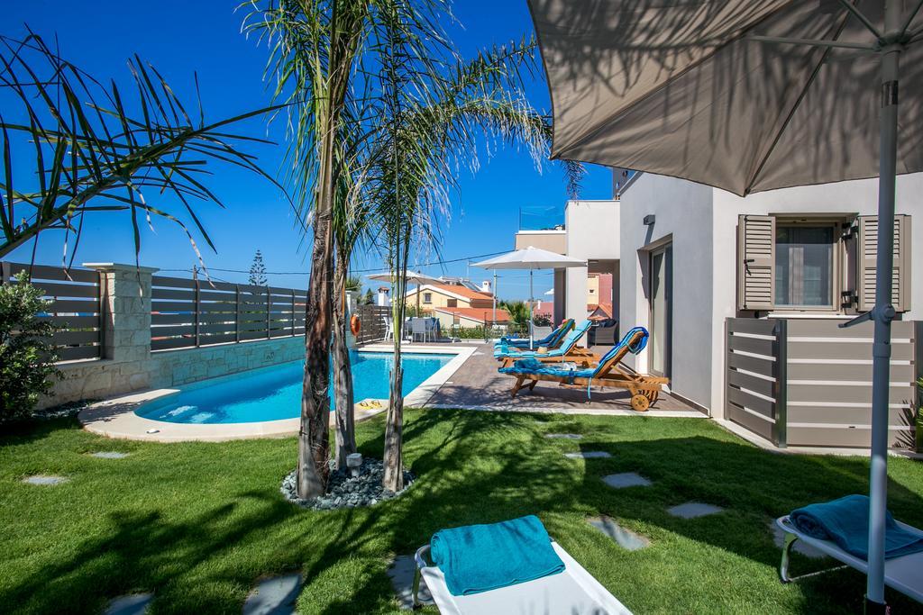 Superior Villa Marina Mare Sauna Hammam Nea Kydonia  Luaran gambar